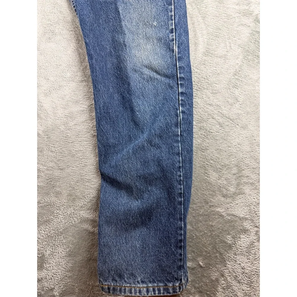 Vtg Levis 505 Regular Fit Jeans Mens 34x32 Canada Red Tab Denim